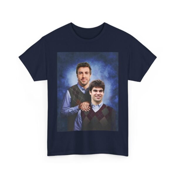 Fernando & Lance Step Brothers T-Shirt | Aston Racing Duo | Funny F1 Fan Tee | Formula Gift Unisex Heavy Cotton Tee