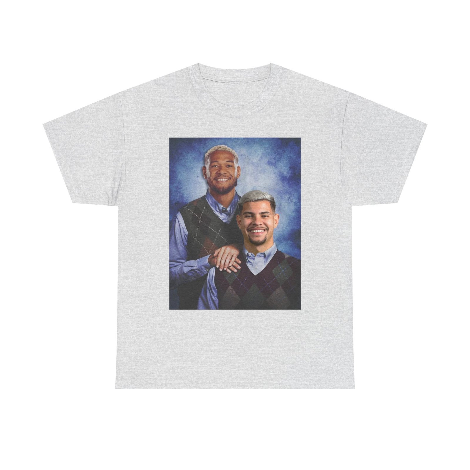 Joelinton & Bruno Guimarães Step Brothers T-Shirt | Newcastle United Fan Apparel | Funny Magpies | Newcastle Gift Unisex Heavy Cotton Tee - Image 14