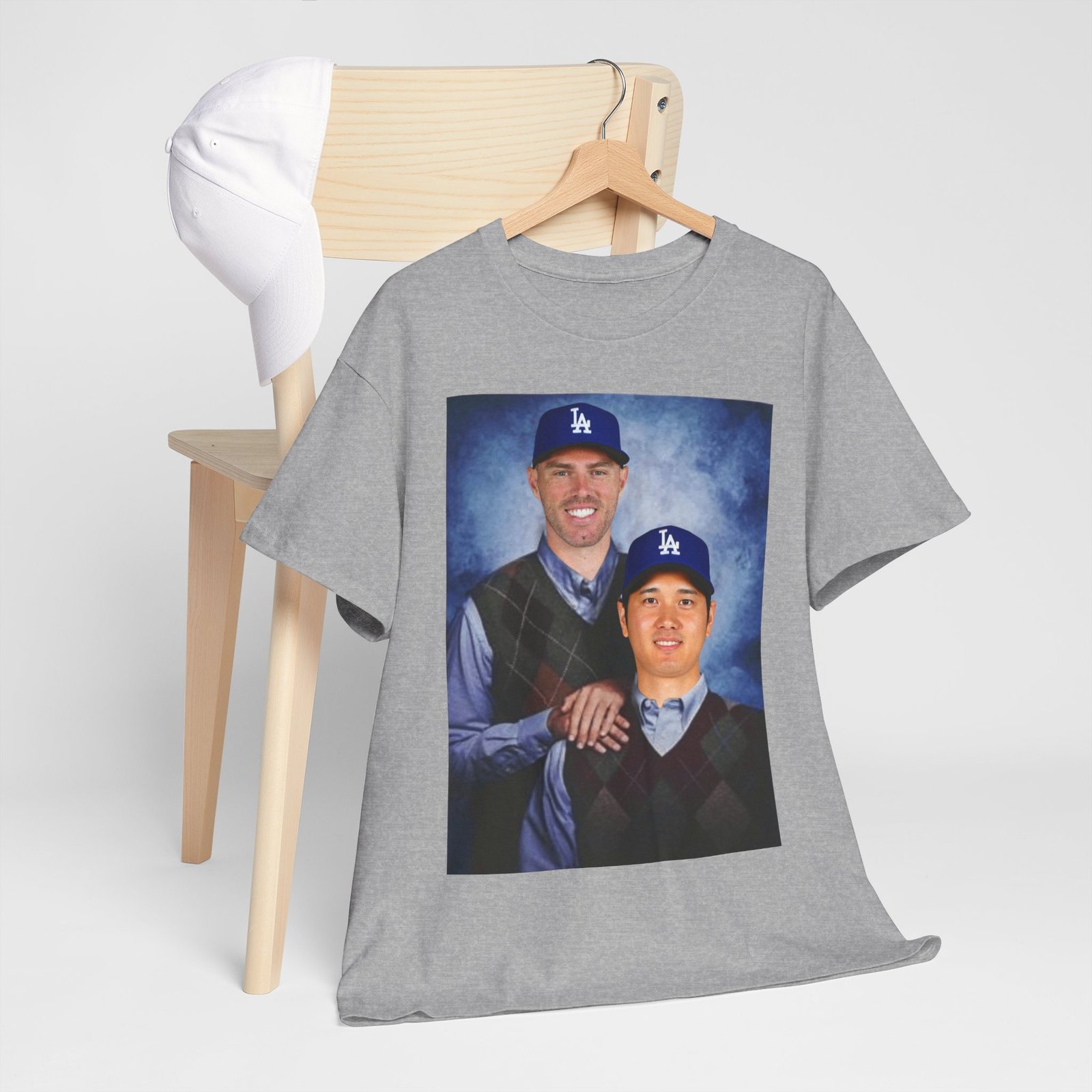 Freddie Freeman & Shohei Ohtani Step Brothers T-Shirt | LA Dodgers Baseball Tee | Funny MLB Duo Shirt | Dodgers Fan Gift Shirt - Image 23