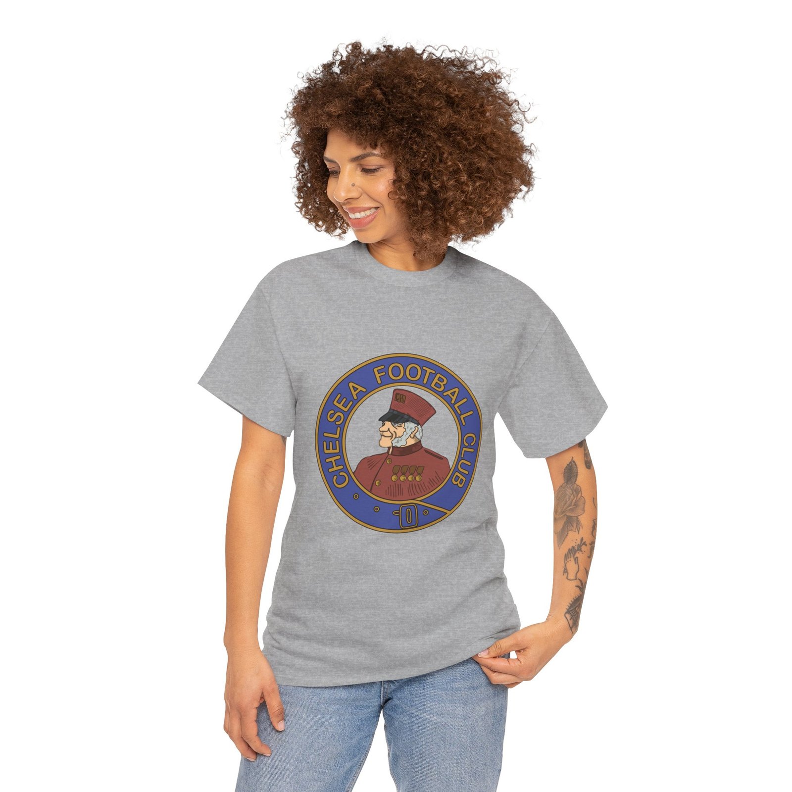 Retro Chelsea FC T-Shirt | Vintage Stamford Bridge Football Shirt | Classic Chelsea Soccer Tee | CFC Fan Gift | Unisex Chelsea Shirt - Image 5