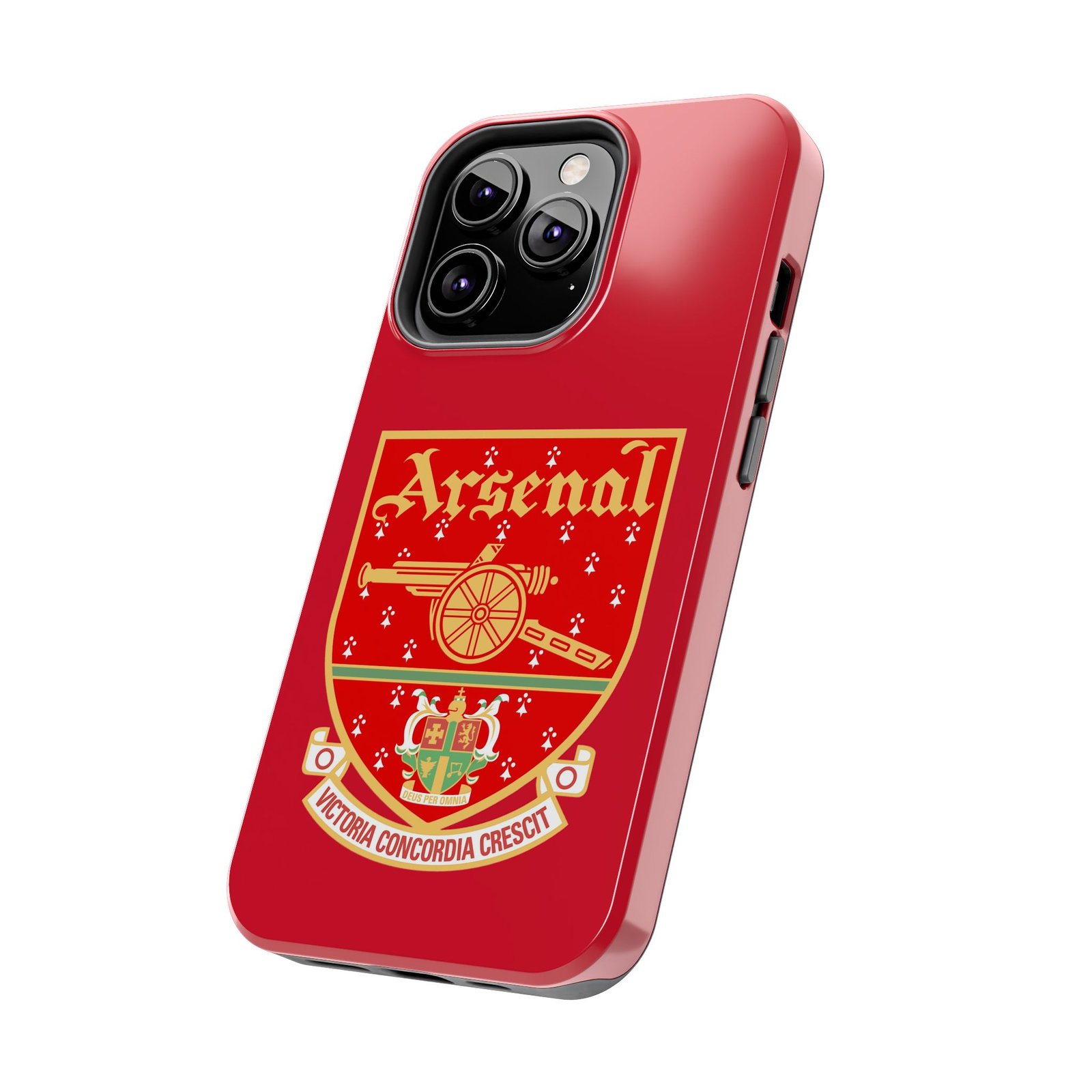 vintage Arsenal Tough Phone Case - Ideal for Fans, Durable Protection, Perfect Gift for Birthdays, Sports Events, Christmas, Custom Design - Image 3
