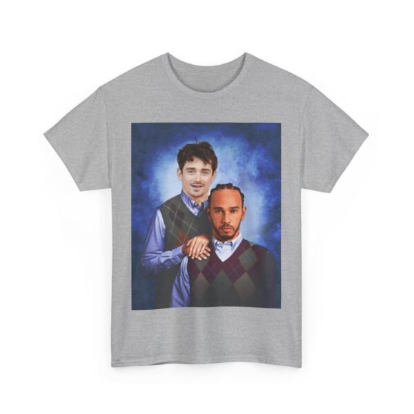 Charles & Lewis T-Shirt | Step Brothers F1 Duo Tee | Racing Fan Gift | Funny Formula 1 Shirt Unisex Heavy Cotton - Image 28