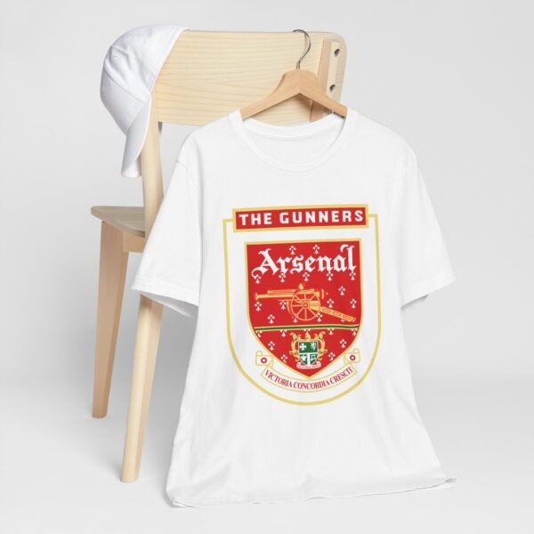 Retro Vintage Arsenal Logo T-Shirt | Arsenal Fan Tee | Arsenal FC Apparel | Gift for Him or Her | Unisex Jersey Short Sleeve Tee - Image 12