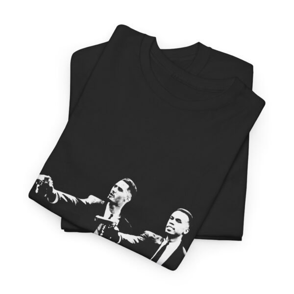 William Saliba and Gabriel Magalhães Pulp Fiction Style T-Shirt |  Arsenal FC Shirt | The Gunners | Saliba arsenal |Unisex Heavy Cotton Tee - Image 4