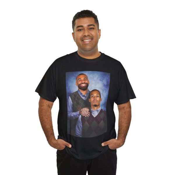 Mohamed Salah & Virgil van Dijk Step Brothers T-Shirt | Liverpool Vintage Jersey Shirt | Anfield Football Duo | Soccer Fan Gift - Image 10