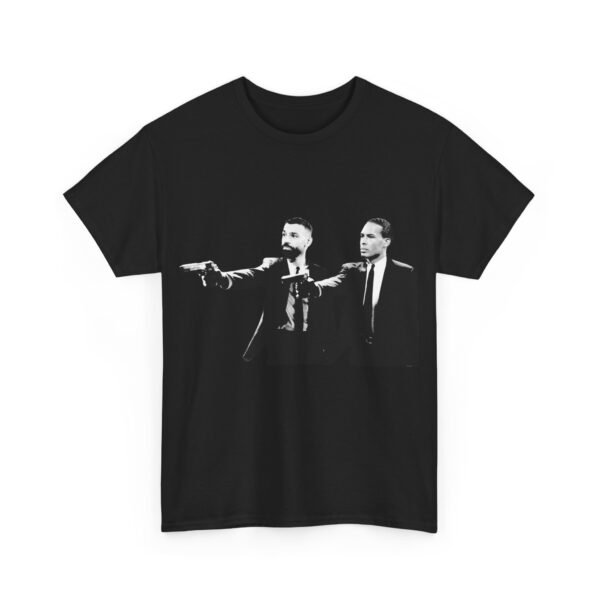 Mo Salah & Virgil Pulp Fiction T-Shirt | Liverpool FC Fan Apparel | Funny Football Tee | Gift for Reds Supporters Unisex