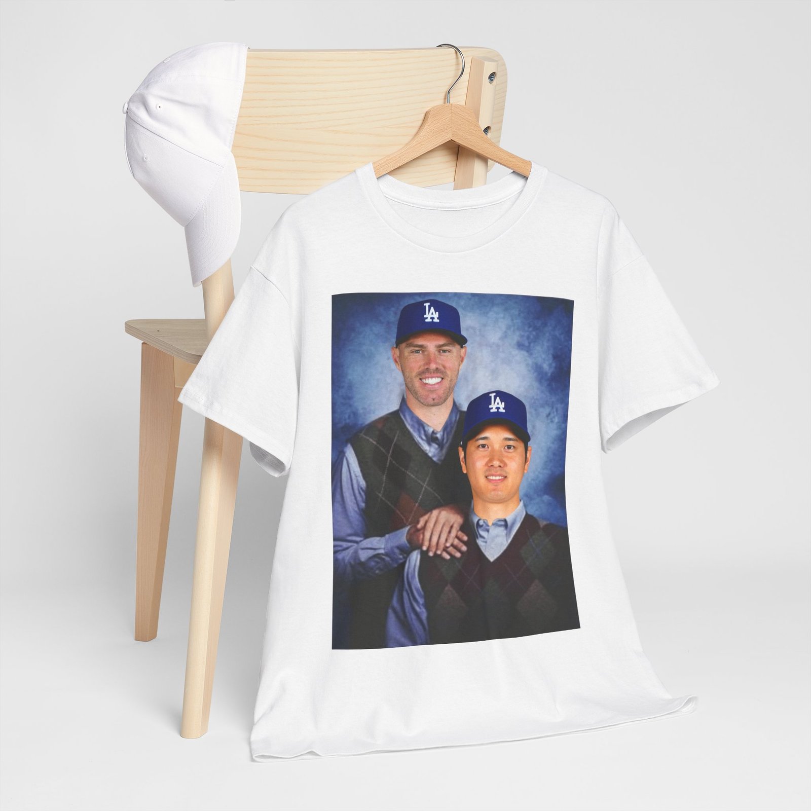 Freddie Freeman & Shohei Ohtani Step Brothers T-Shirt | LA Dodgers Baseball Tee | Funny MLB Duo Shirt | Dodgers Fan Gift Shirt - Image 10