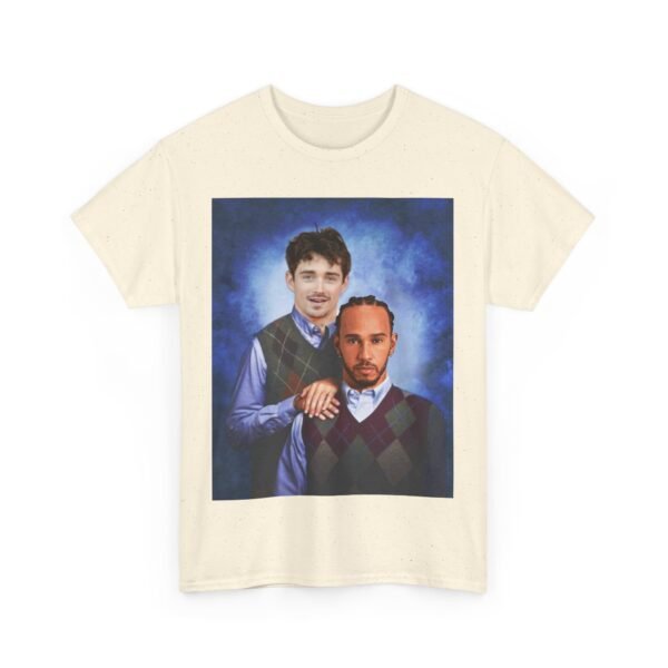 Charles & Lewis T-Shirt | Step Brothers F1 Duo Tee | Racing Fan Gift | Funny Formula 1 Shirt Unisex Heavy Cotton - Image 33