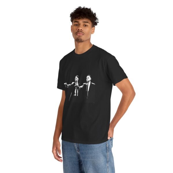 William Saliba and Gabriel Magalhães Pulp Fiction Style T-Shirt |  Arsenal FC Shirt | The Gunners | Saliba arsenal |Unisex Heavy Cotton Tee - Image 9