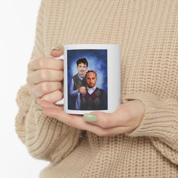 Charles Leclerc & Lewis Hamilton MUG | Step Brothers  F1 Duo Tee | Racing Fan Gift | Funny Formula 1 mug  Funny Mug - Image 8