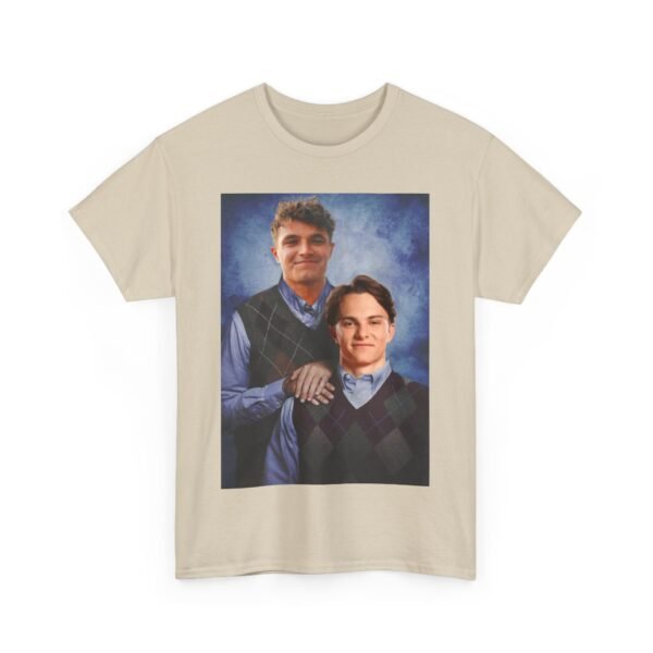 Lando Norris & Oscar Piastri Step Brothers T-Shirt | McLaren F1 Duo | Funny Racing Fan Tee | Formula 1 Gift Funny Unisex Heavy Cotton - Image 20