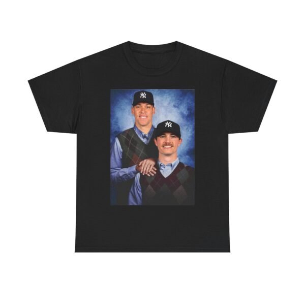 Aaron Judge & Max Fried Step Brothers T-Shirt | New York Yankees Braves Fan Shirt | Funny Baseball Duo Tee | MLB Gift Shirt - Image 4
