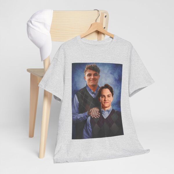 Lando Norris & Oscar Piastri Step Brothers T-Shirt | McLaren F1 Duo | Funny Racing Fan Tee | Formula 1 Gift Funny Unisex Heavy Cotton - Image 12