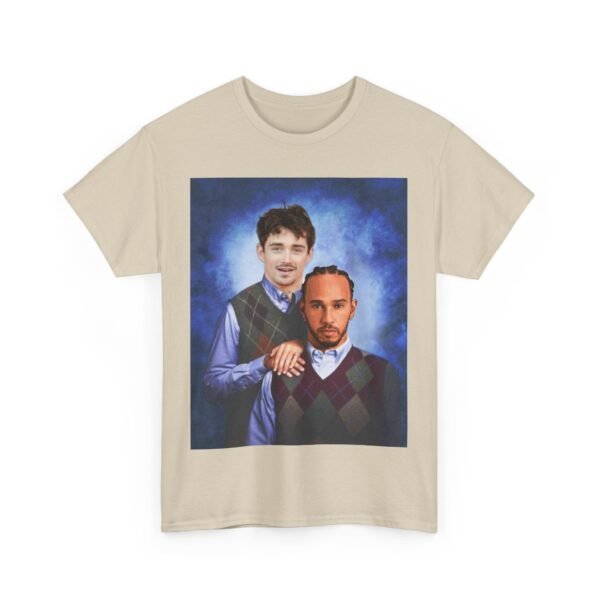 Charles & Lewis T-Shirt | Step Brothers F1 Duo Tee | Racing Fan Gift | Funny Formula 1 Shirt Unisex Heavy Cotton - Image 18