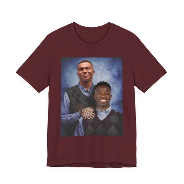 Mbappé & Vinicius Jr T-Shirt | Real madrid Gift | Mbappé Apparel | Vinícius Football Shirt Unisex Jersey Short Sleeve Tee - Image 23