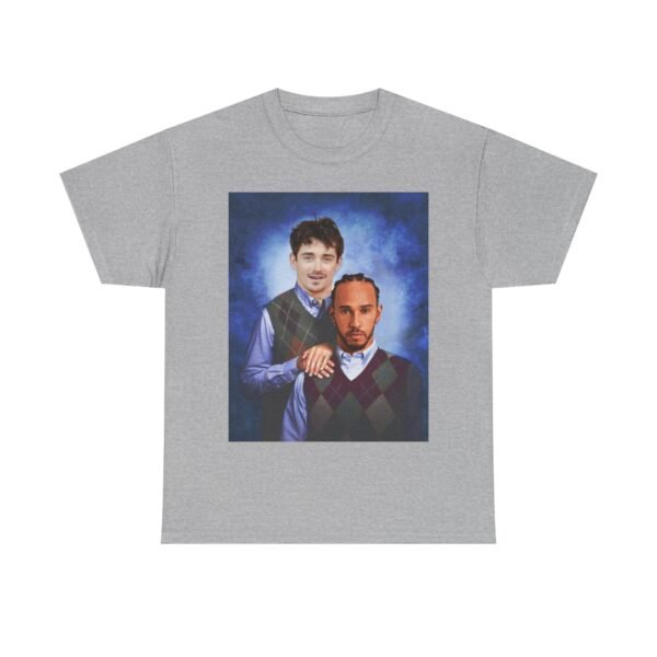 Charles & Lewis T-Shirt | Step Brothers F1 Duo Tee | Racing Fan Gift | Funny Formula 1 Shirt Unisex Heavy Cotton - Image 26