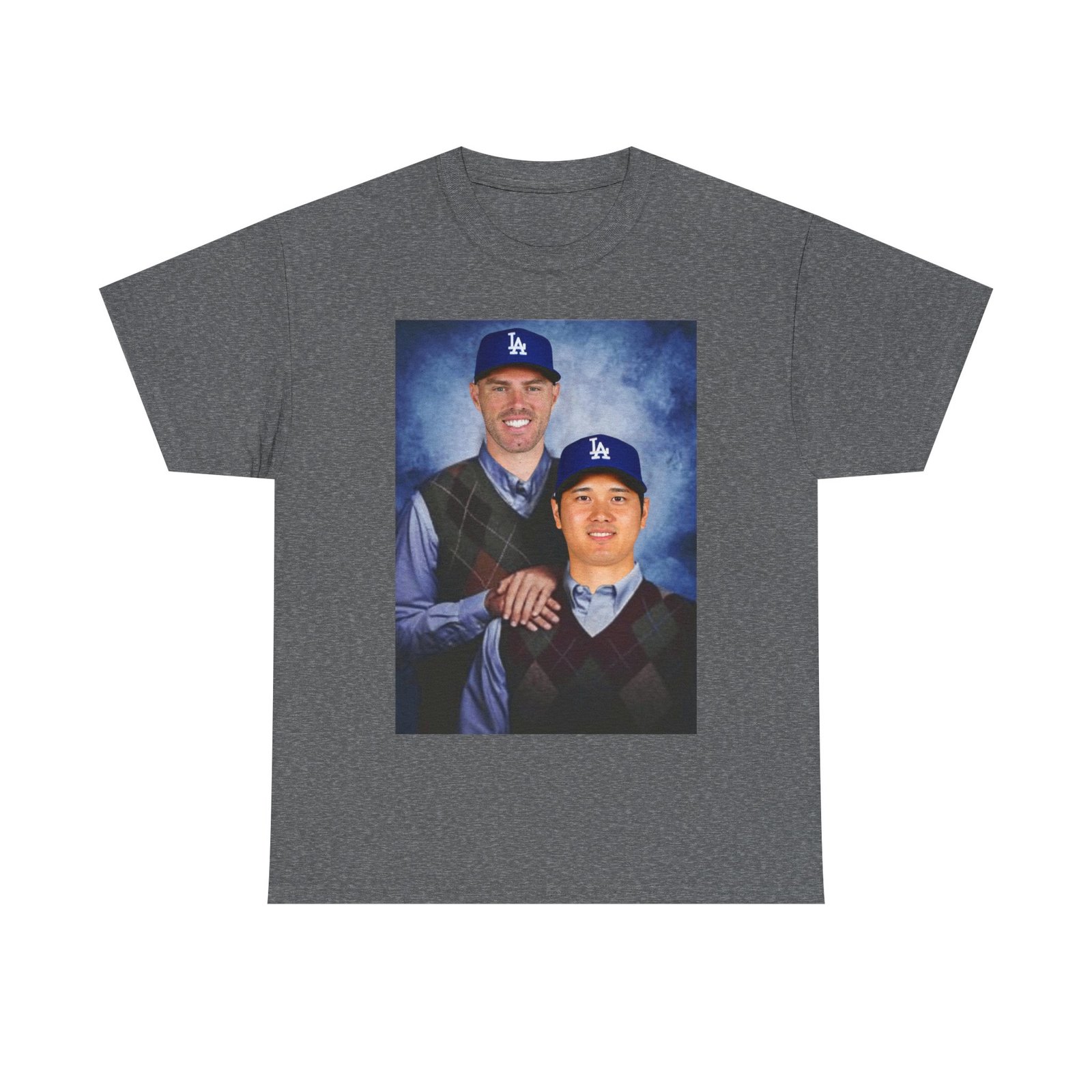 Freddie Freeman & Shohei Ohtani Step Brothers T-Shirt | LA Dodgers Baseball Tee | Funny MLB Duo Shirt | Dodgers Fan Gift Shirt - Image 26