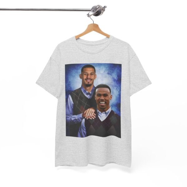 Gabriel & William Saliba T-Shirt | Arsenal FC Shirt | Step brother Shirt |  Unisex Heavy Cotton Tee | Arsenal Football | Arsenal Gift - Image 19