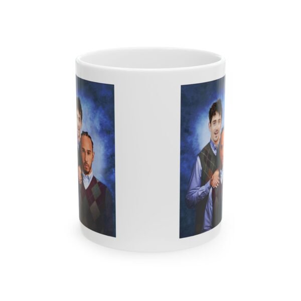Charles Leclerc & Lewis Hamilton MUG | Step Brothers  F1 Duo Tee | Racing Fan Gift | Funny Formula 1 mug  Funny Mug - Image 2