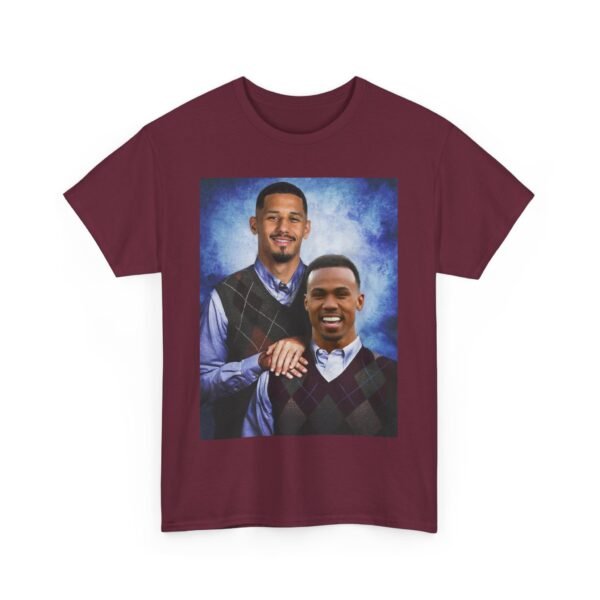 Gabriel & William Saliba T-Shirt | Arsenal FC Shirt | Step brother Shirt |  Unisex Heavy Cotton Tee | Arsenal Football | Arsenal Gift - Image 34