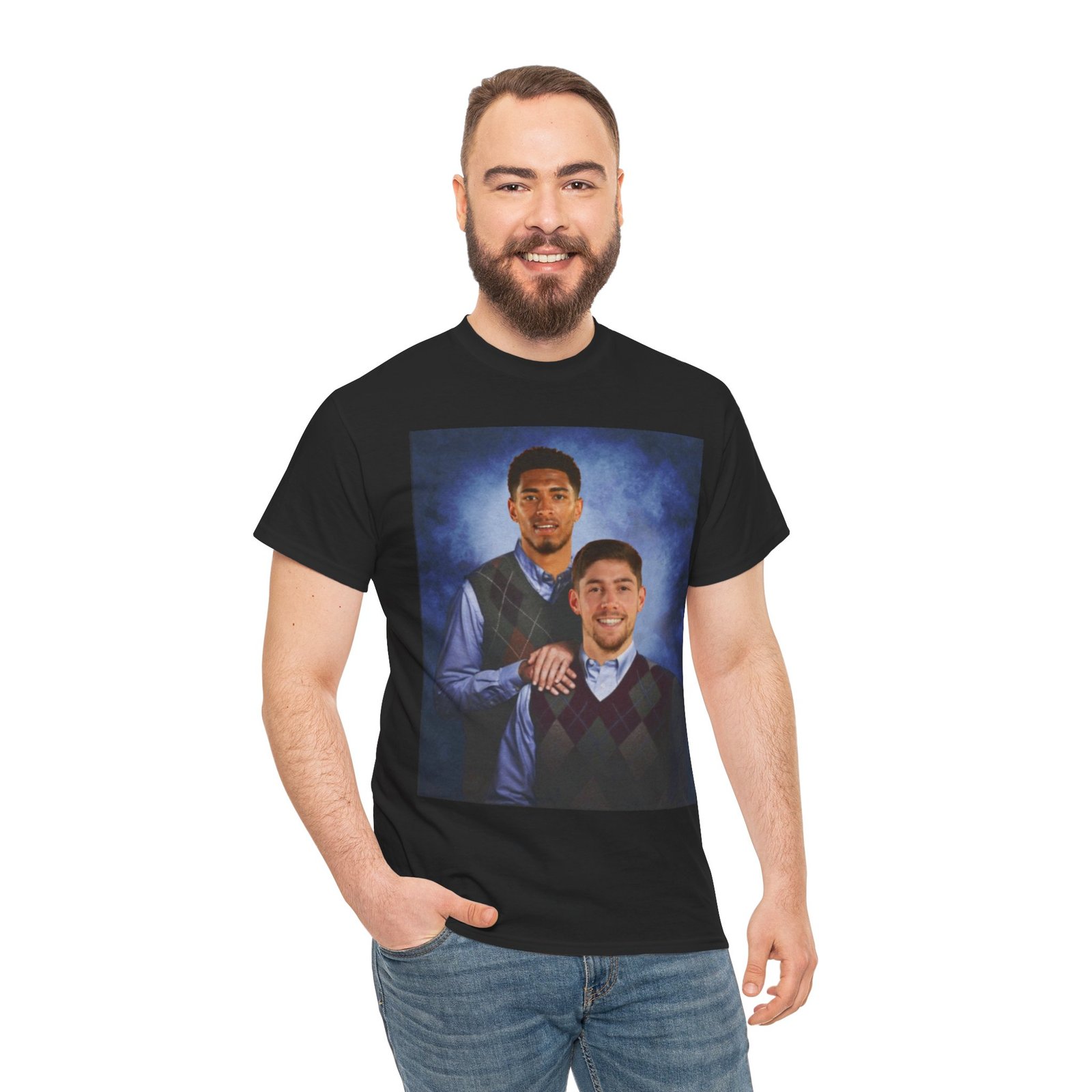 Real Madrid T-Shirt – Jude Bellingham & Valverde Step Brothers Duo – Vintage Madridista Fan Tee - Image 19