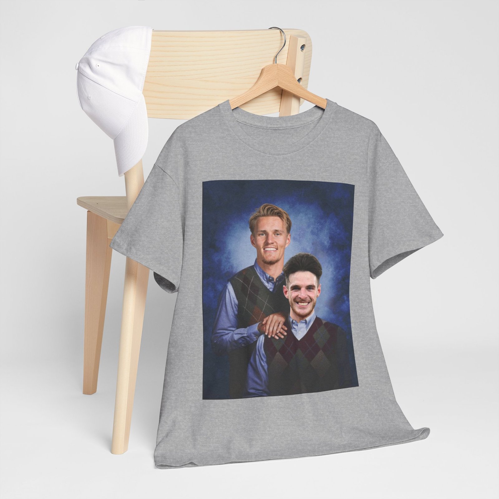 Declan Rice & Odegaard Step Brothers T-Shirt | Arsenal Football Duo Tee | Funny Gunners Fan Gift | Arsenal Merch Funny Unisex Heavy Cotton - Image 29