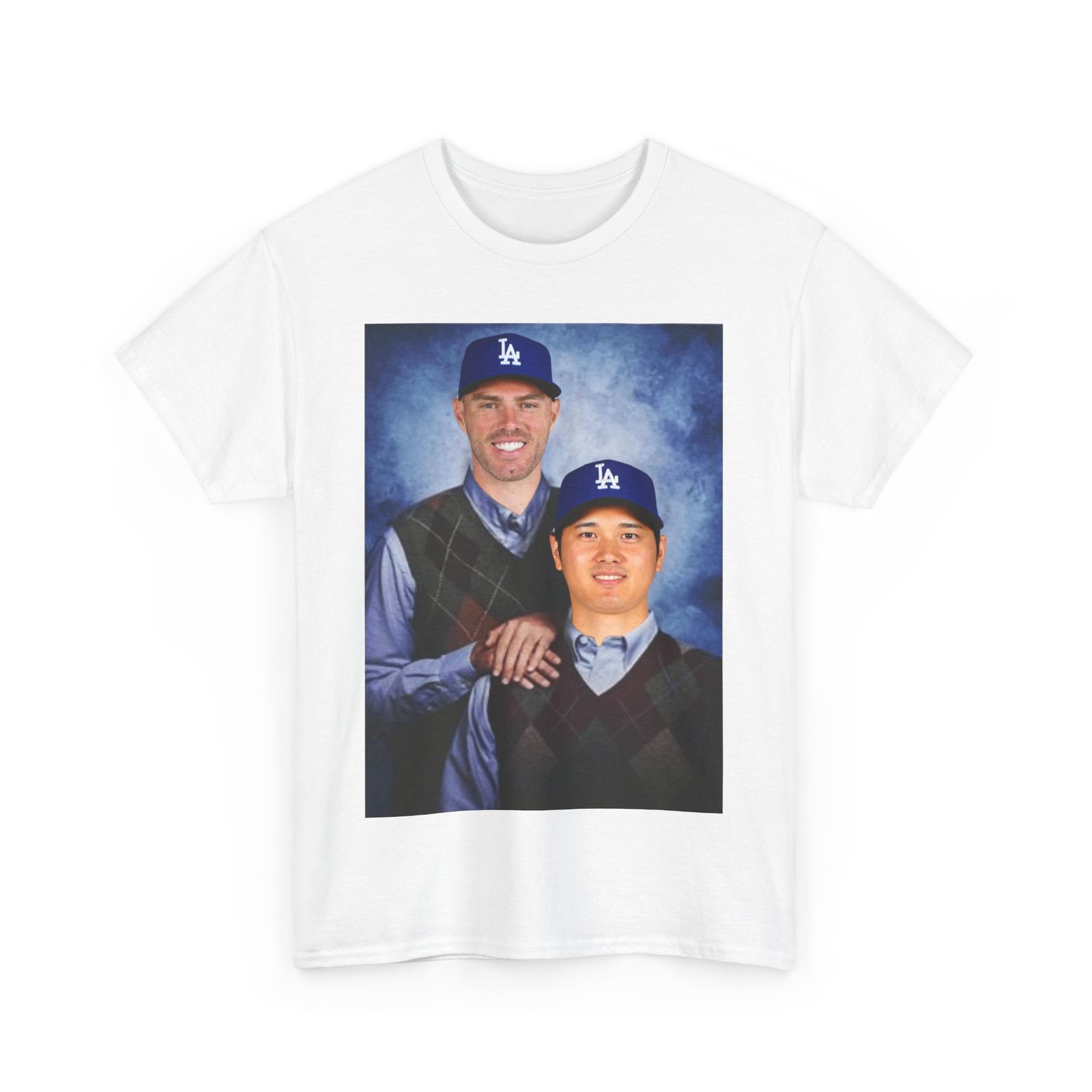 Freddie Freeman & Shohei Ohtani Step Brothers T-Shirt | LA Dodgers Baseball Tee | Funny MLB Duo Shirt | Dodgers Fan Gift Shirt - Image 8