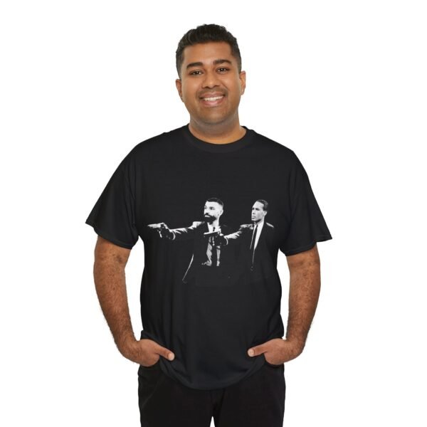 Mo Salah & Virgil Pulp Fiction T-Shirt | Liverpool FC Fan Apparel | Funny Football Tee | Gift for Reds Supporters Unisex - Image 10