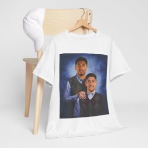 Real Madrid T-Shirt – Jude Bellingham & Valverde Step Brothers Duo – Vintage Madridista Fan Tee