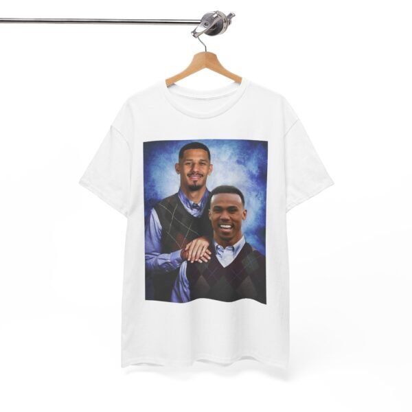 Gabriel & William Saliba T-Shirt | Arsenal FC Shirt | Step brother Shirt |  Unisex Heavy Cotton Tee | Arsenal Football | Arsenal Gift - Image 13