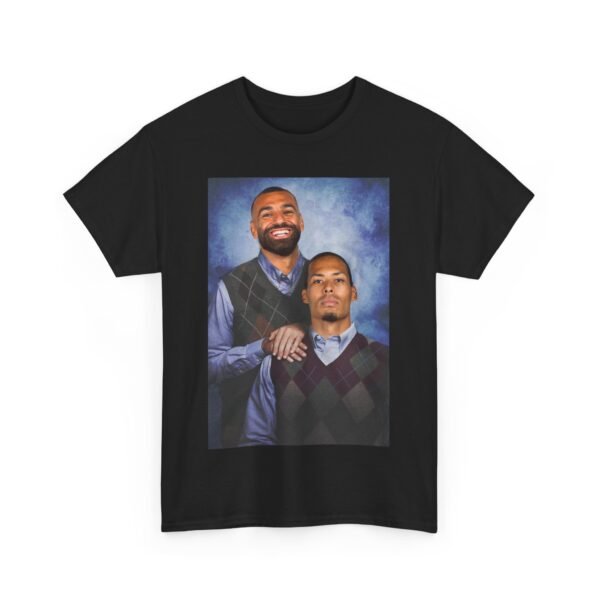 Mohamed Salah & Virgil van Dijk Step Brothers T-Shirt | Liverpool Vintage Jersey Shirt | Anfield Football Duo | Soccer Fan Gift - Image 8