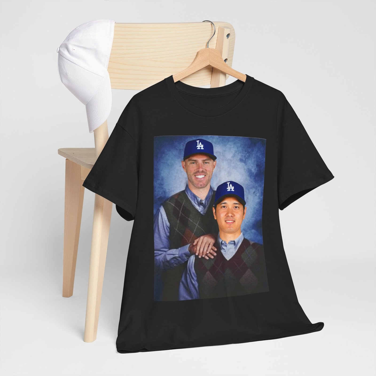 Freddie Freeman & Shohei Ohtani Step Brothers T-Shirt | LA Dodgers Baseball Tee | Funny MLB Duo Shirt | Dodgers Fan Gift Shirt - Image 17