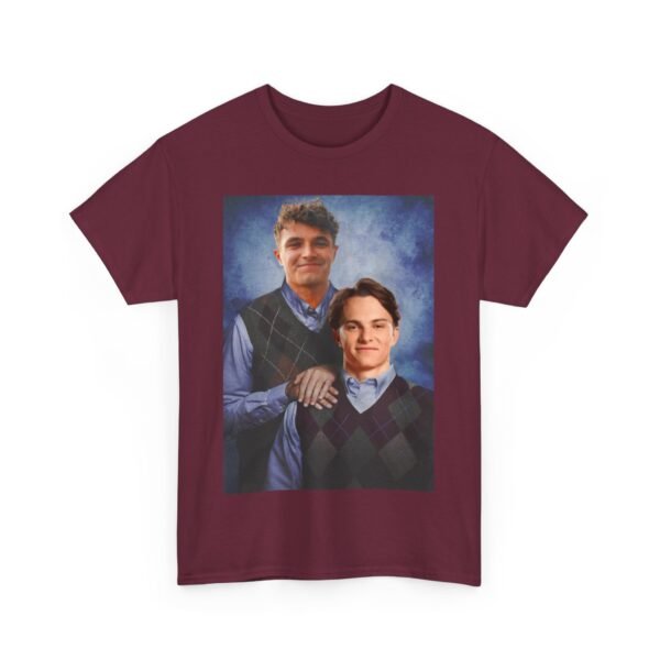 Lando Norris & Oscar Piastri Step Brothers T-Shirt | McLaren F1 Duo | Funny Racing Fan Tee | Formula 1 Gift Funny Unisex Heavy Cotton - Image 30