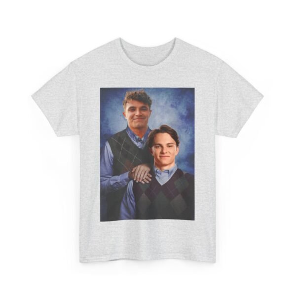 Lando Norris & Oscar Piastri Step Brothers T-Shirt | McLaren F1 Duo | Funny Racing Fan Tee | Formula 1 Gift Funny Unisex Heavy Cotton - Image 11