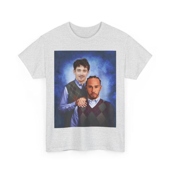 Charles & Lewis T-Shirt | Step Brothers F1 Duo Tee | Racing Fan Gift | Funny Formula 1 Shirt Unisex Heavy Cotton - Image 13
