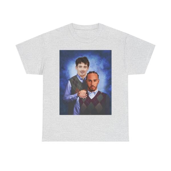 Charles & Lewis T-Shirt | Step Brothers F1 Duo Tee | Racing Fan Gift | Funny Formula 1 Shirt Unisex Heavy Cotton - Image 11