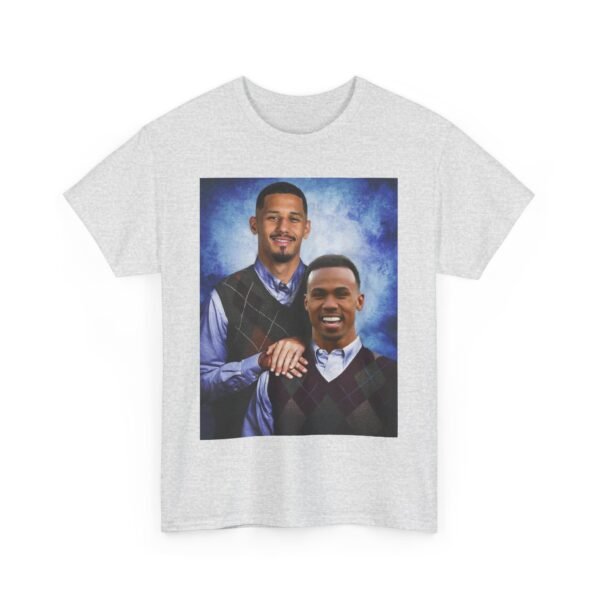 Gabriel & William Saliba T-Shirt | Arsenal FC Shirt | Step brother Shirt |  Unisex Heavy Cotton Tee | Arsenal Football | Arsenal Gift - Image 16