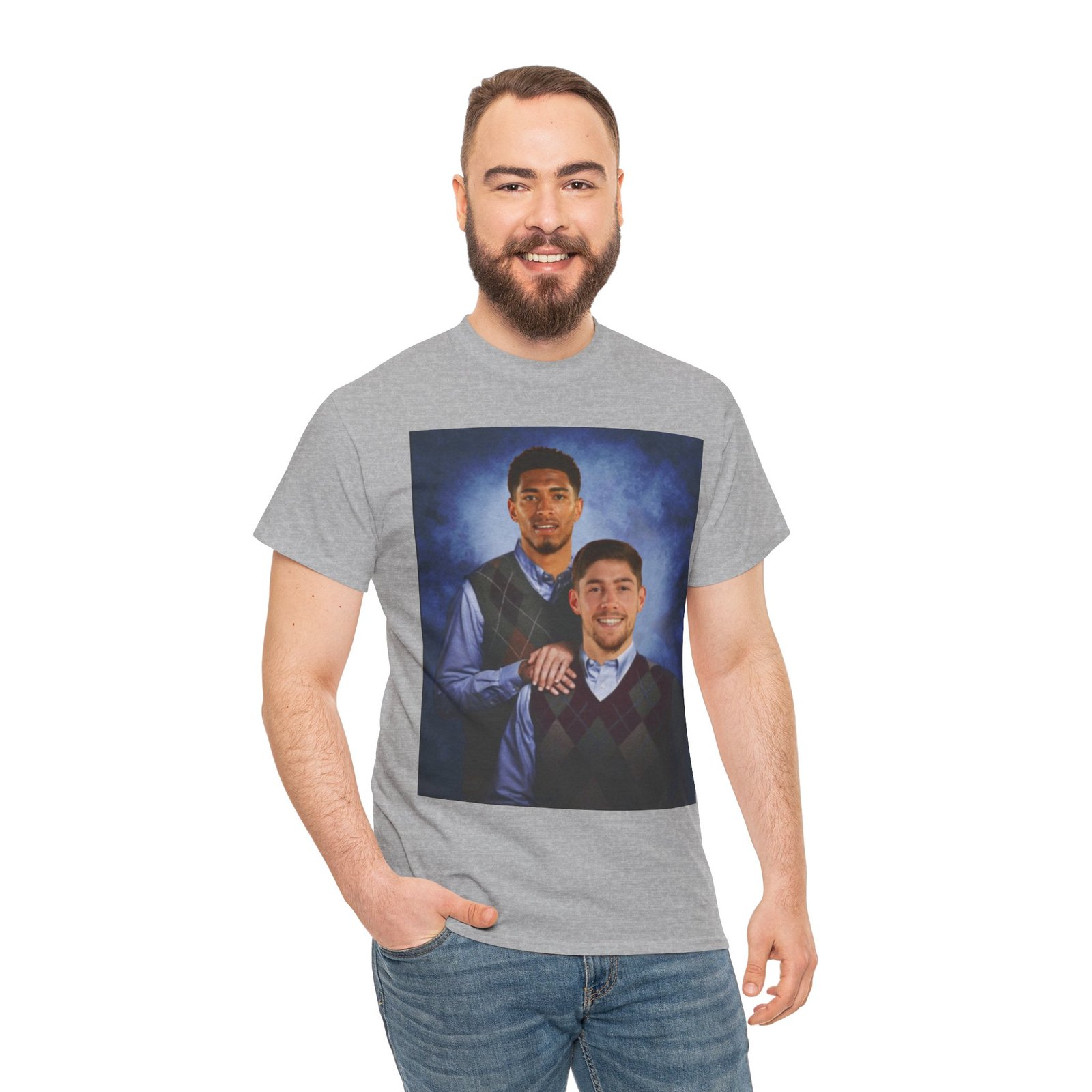 Real Madrid T-Shirt – Jude Bellingham & Valverde Step Brothers Duo – Vintage Madridista Fan Tee - Image 25
