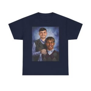 Alternative view of Lamine Yamal & Pedri Step Brothers T-Shirt | Barcelona Duo Tee | Funny Barça Fan Gift | Camp Nou Apparel | Catalan Football Shirt Vintage