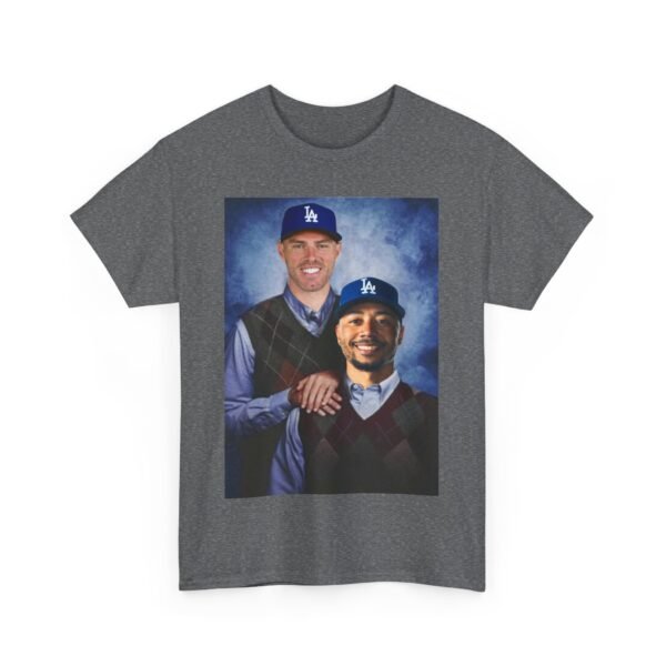 Freddie Freeman & Mookie Betts Step Brothers T-Shirt | Dodgers Baseball Tee | Funny MLB Duo Shirt | LA Dodgers Gift Shirt - Image 3