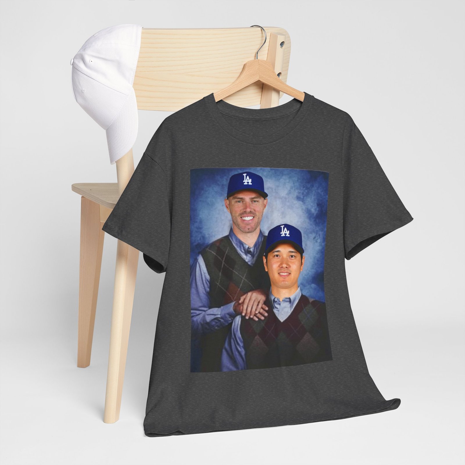 Freddie Freeman & Shohei Ohtani Step Brothers T-Shirt | LA Dodgers Baseball Tee | Funny MLB Duo Shirt | Dodgers Fan Gift Shirt - Image 35