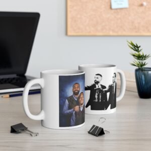 Mo Salah & Virgil van Dijk Mug – Liverpool FC Coffee Cup – Soccer Fan Gift for Reds Supporters