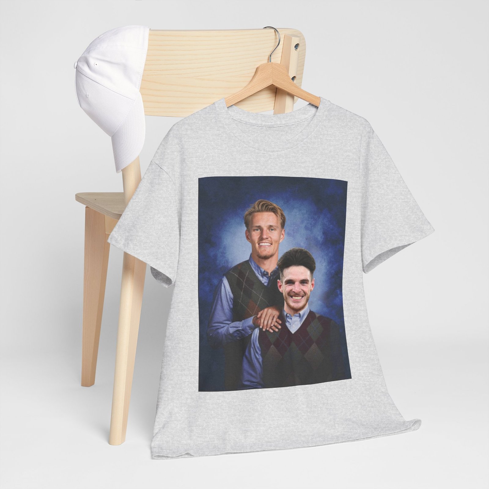 Declan Rice & Odegaard Step Brothers T-Shirt | Arsenal Football Duo Tee | Funny Gunners Fan Gift | Arsenal Merch Funny Unisex Heavy Cotton - Image 14