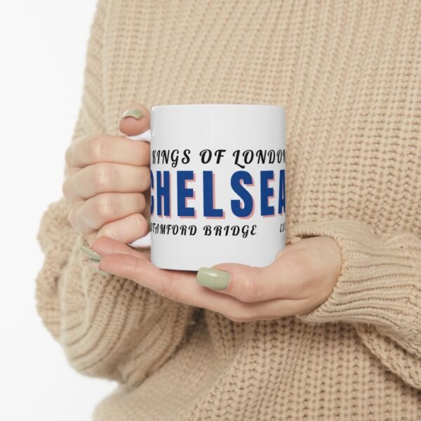 Cole Palmer & Nicolas Jackson Mug | Chelsea FC Mug | Chelsea Fan Gift | Stamford Bridge Mug | Football  Blues Duo Mug Ceramic Mug, 11oz - Image 9