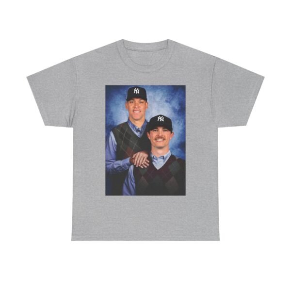Aaron Judge & Max Fried Step Brothers T-Shirt | New York Yankees Braves Fan Shirt | Funny Baseball Duo Tee | MLB Gift Shirt - Image 9