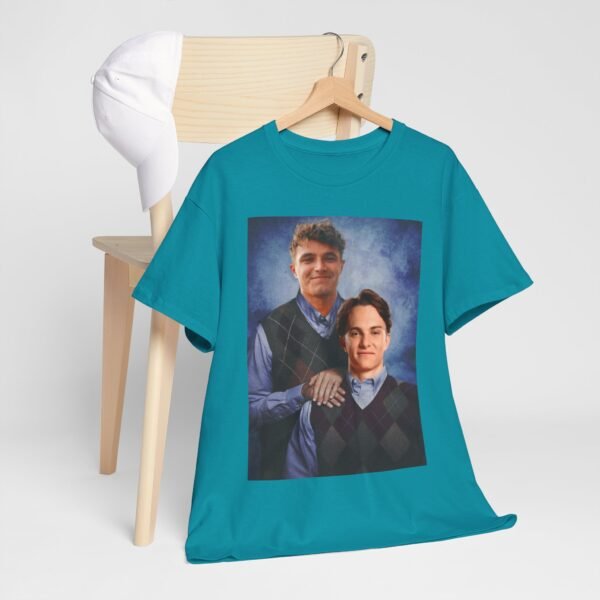 Lando Norris & Oscar Piastri Step Brothers T-Shirt | McLaren F1 Duo | Funny Racing Fan Tee | Formula 1 Gift Funny Unisex Heavy Cotton - Image 47