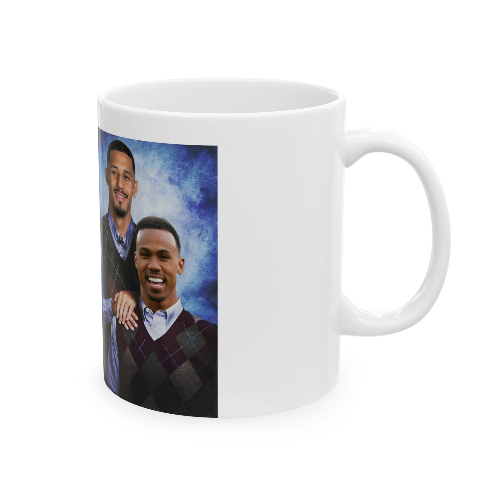 Arsenal Mug – Gabriel Magalhães & William Saliba Step Brothers – Retro Football Fan Coffee Cup Gift - Image 5