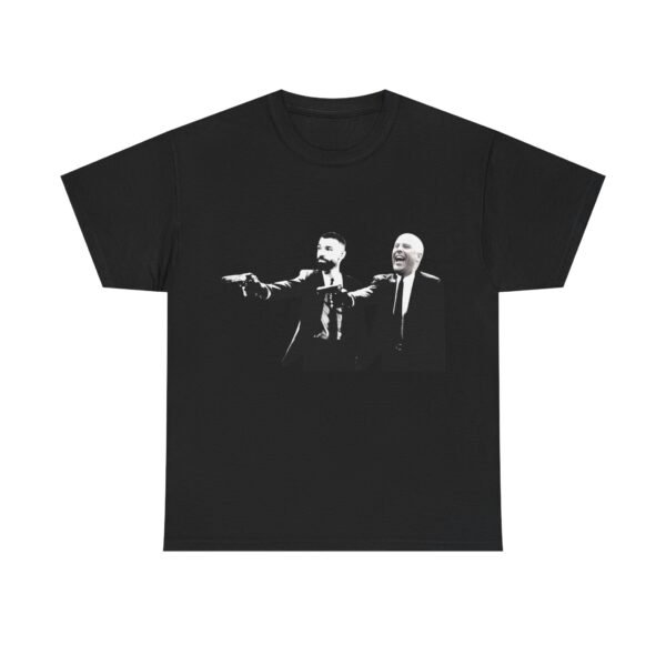 Mohamed Salah & Arne Slot Pulp Fiction Style T-Shirt | Liverpool FC Vintage Jersey | Anfield Duo Tee | liverpool fc  liverpool shirt - Image 2