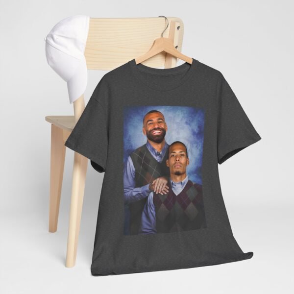 Mohamed Salah & Virgil van Dijk Step Brothers T-Shirt | Liverpool Vintage Jersey Shirt | Anfield Football Duo | Soccer Fan Gift - Image 19