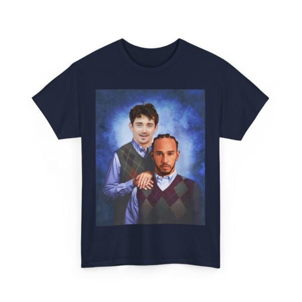 Charles & Lewis T-Shirt | Step Brothers F1 Duo Tee | Racing Fan Gift | Funny Formula 1 Shirt Unisex Heavy Cotton - Image 38